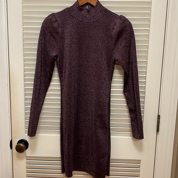 ASTR the Label Tillie Mini Dress in Pink/Black Shimmer, Size Medium, NWT - Picture 4 of 17